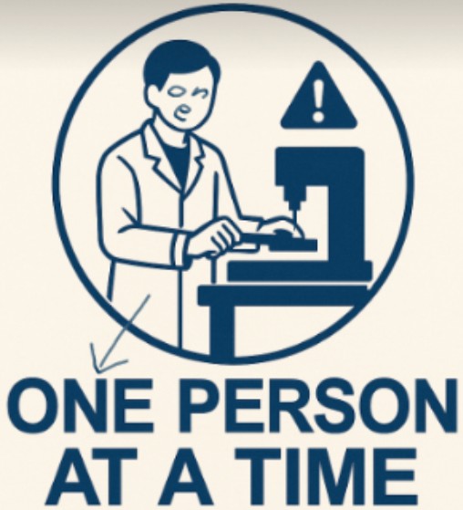 One person at a time rule