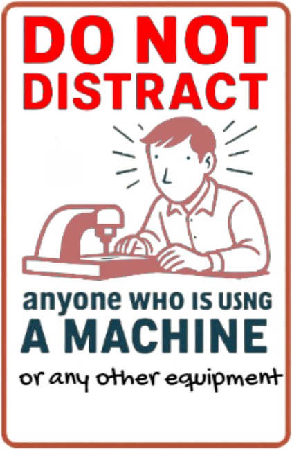 No distractions rule